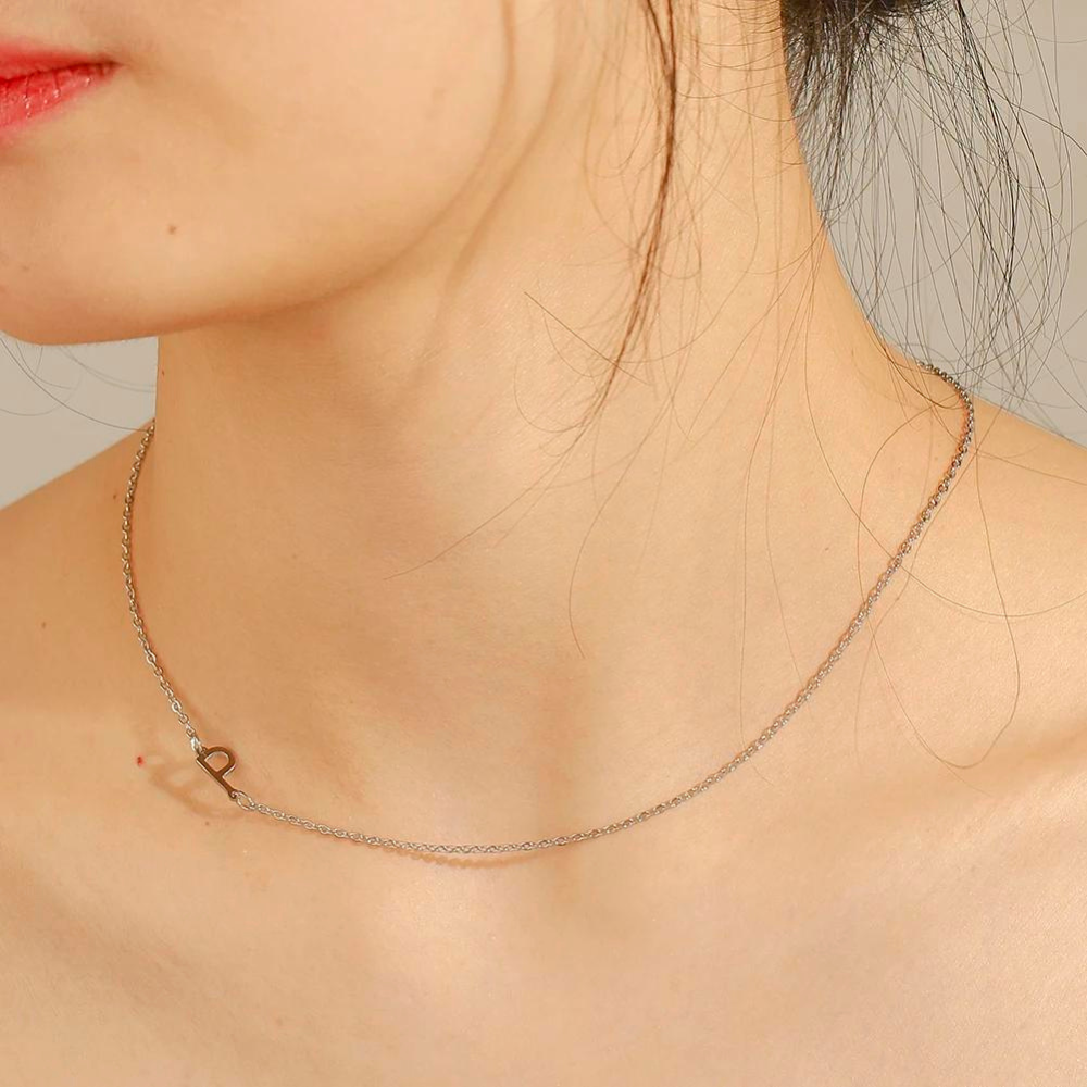 Collana Girocollo 1 Lettera