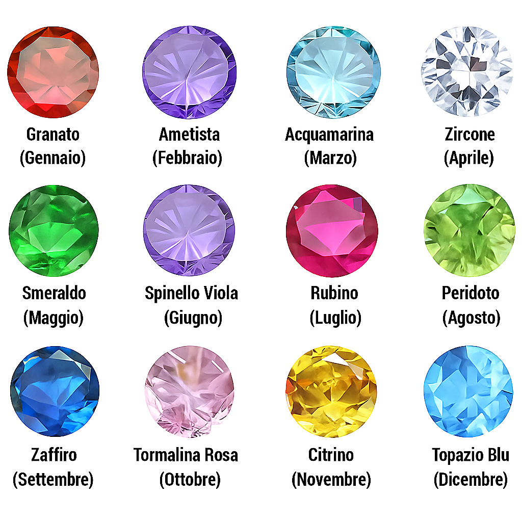 Gepersonaliseerde Naam & Geboortesteen Ketting