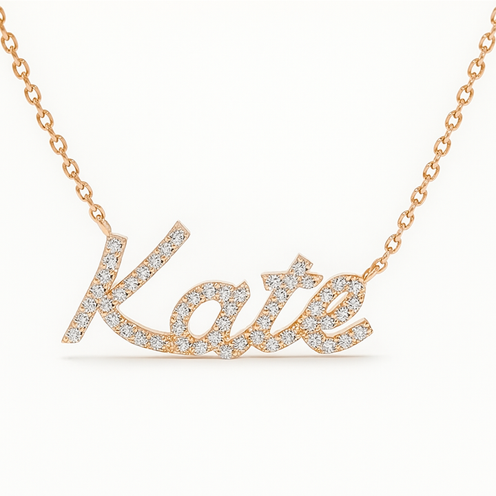 Collana Personalizzata Nome in Diamanti