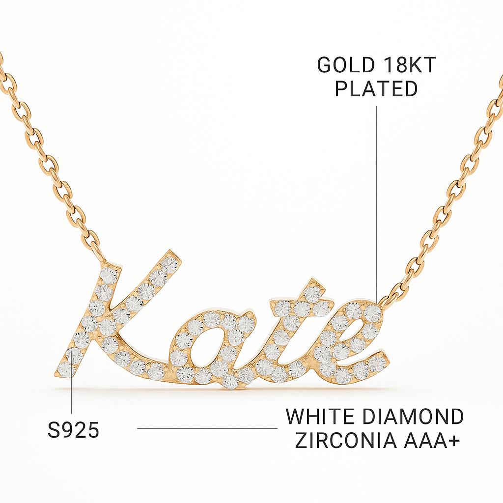 Collana Personalizzata Nome in Diamanti