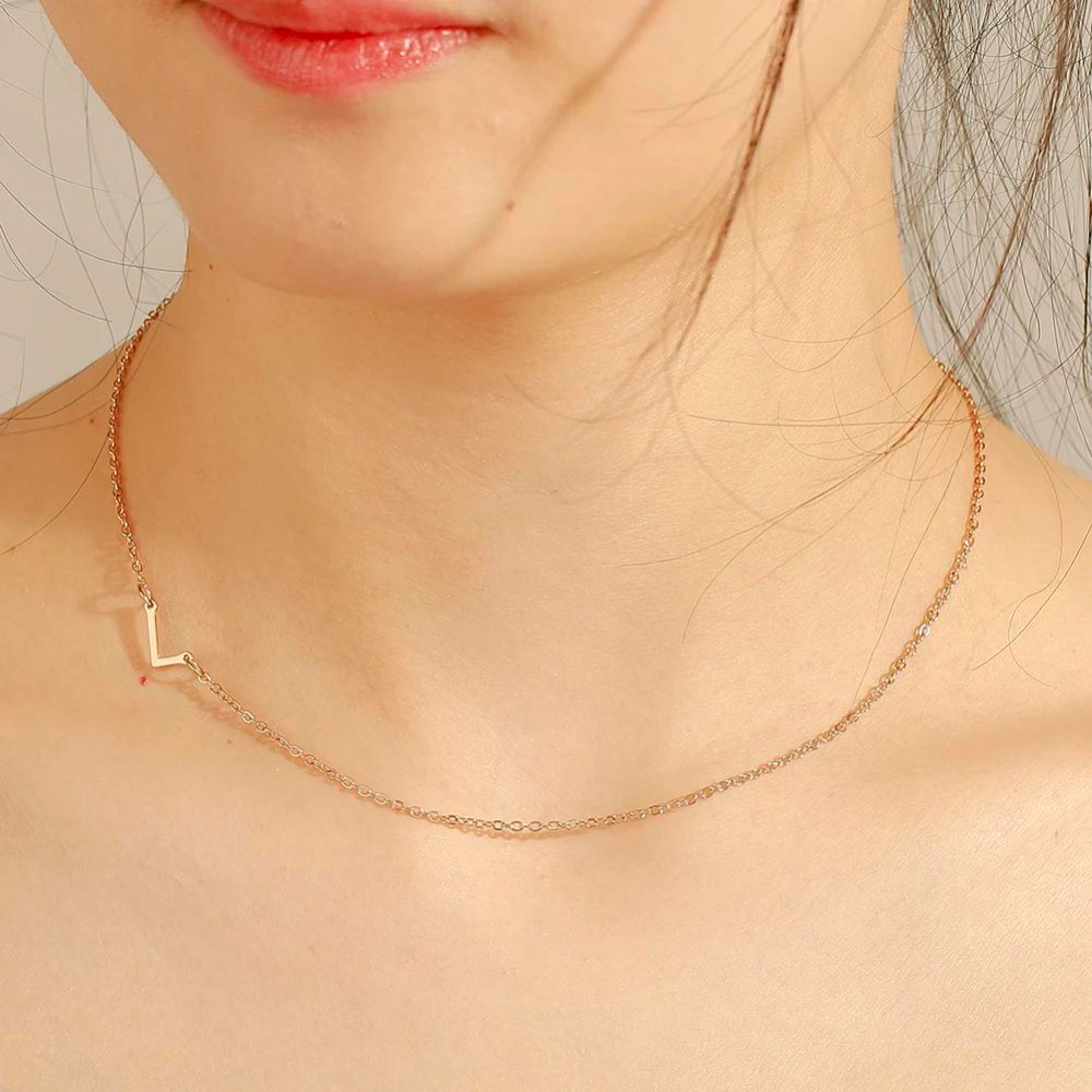 Collana Girocollo 1 Lettera