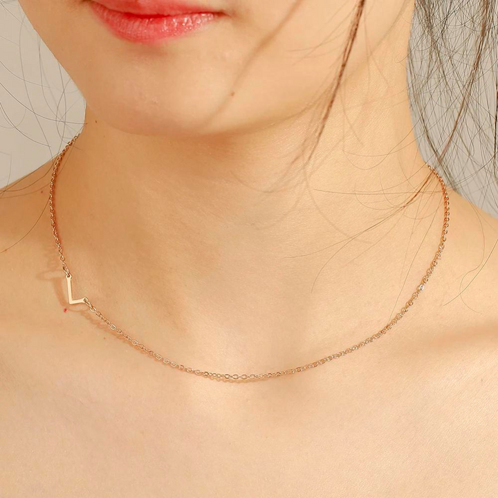 Collana Girocollo 1 Lettera