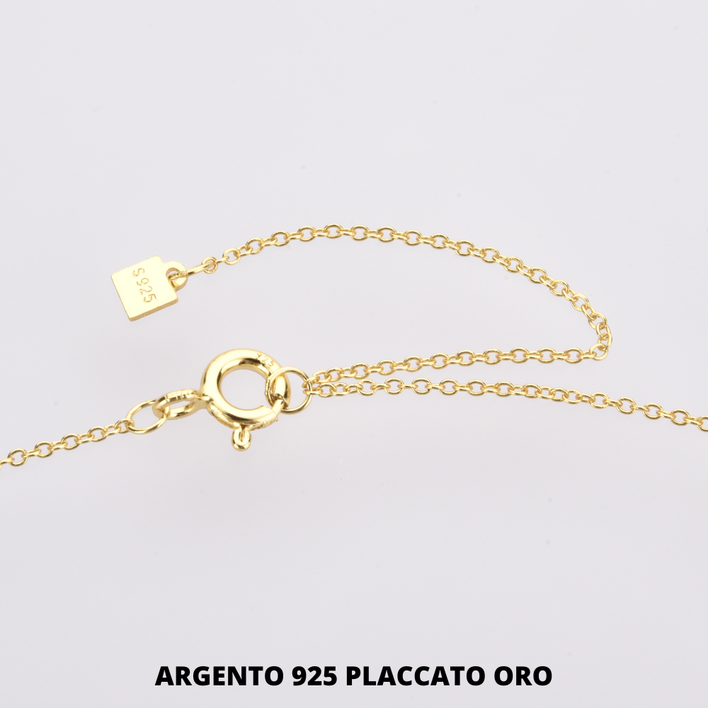 Collana Lettera Moissanite (S925)