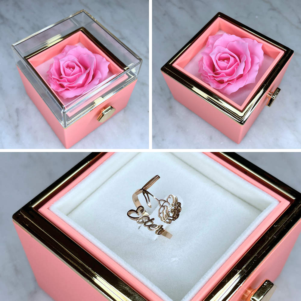 Eterna Rosa, scatola portagioie Misura S – ALMAGIOIELLI