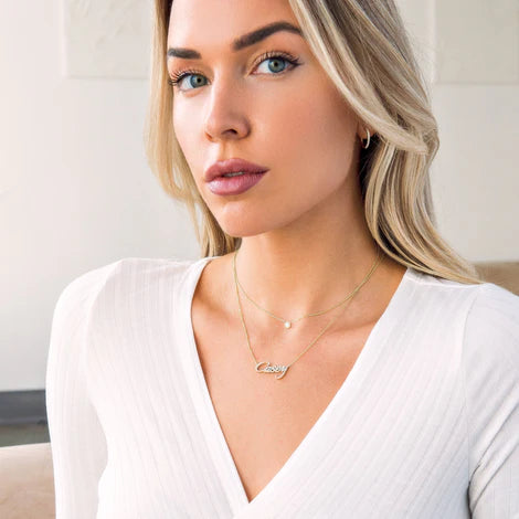 Collana Personalizzata Nome in Diamanti