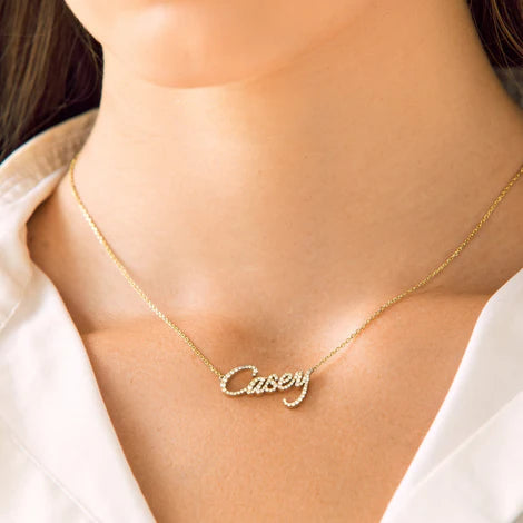 Collana Personalizzata Nome in Diamanti