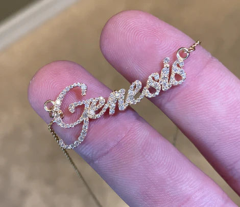 Collana Personalizzata Nome in Diamanti