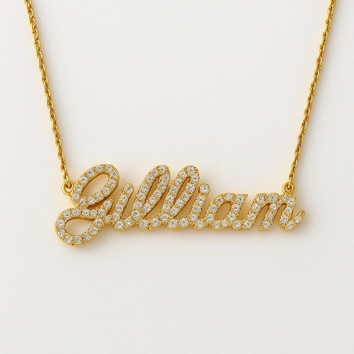 Collana Personalizzata Nome + Zirconi