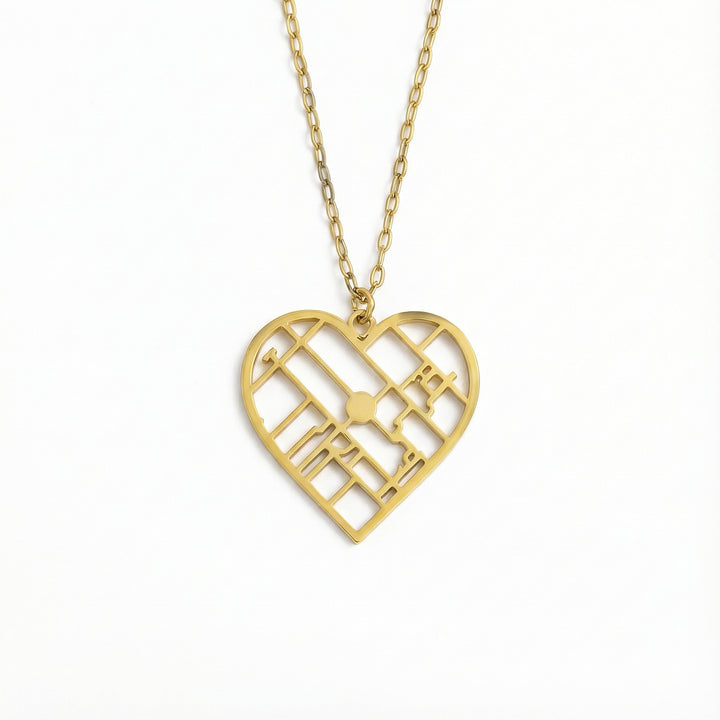 Memories - Collana con Mappa del Cuore