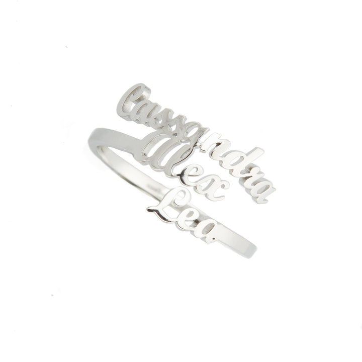 3 - Names Custom Ring - ALMAGIOIELLI