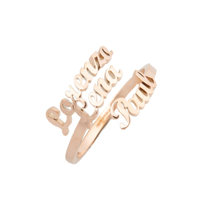 3 - Names Custom Ring - ALMAGIOIELLI