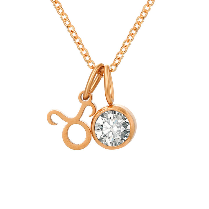 Collana Personalizzata con Zodiaco e Pietra di Nascita