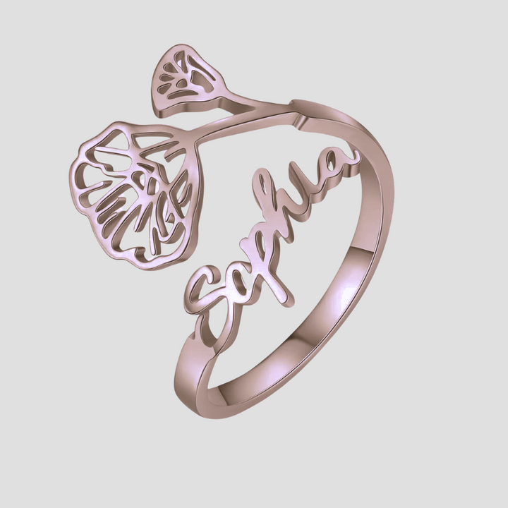 Name Ring Birth Flower