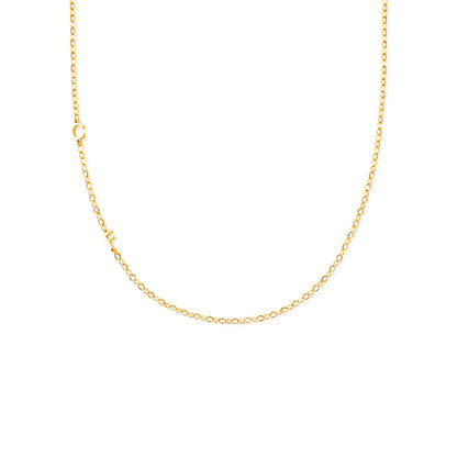 Collana lettere minimal