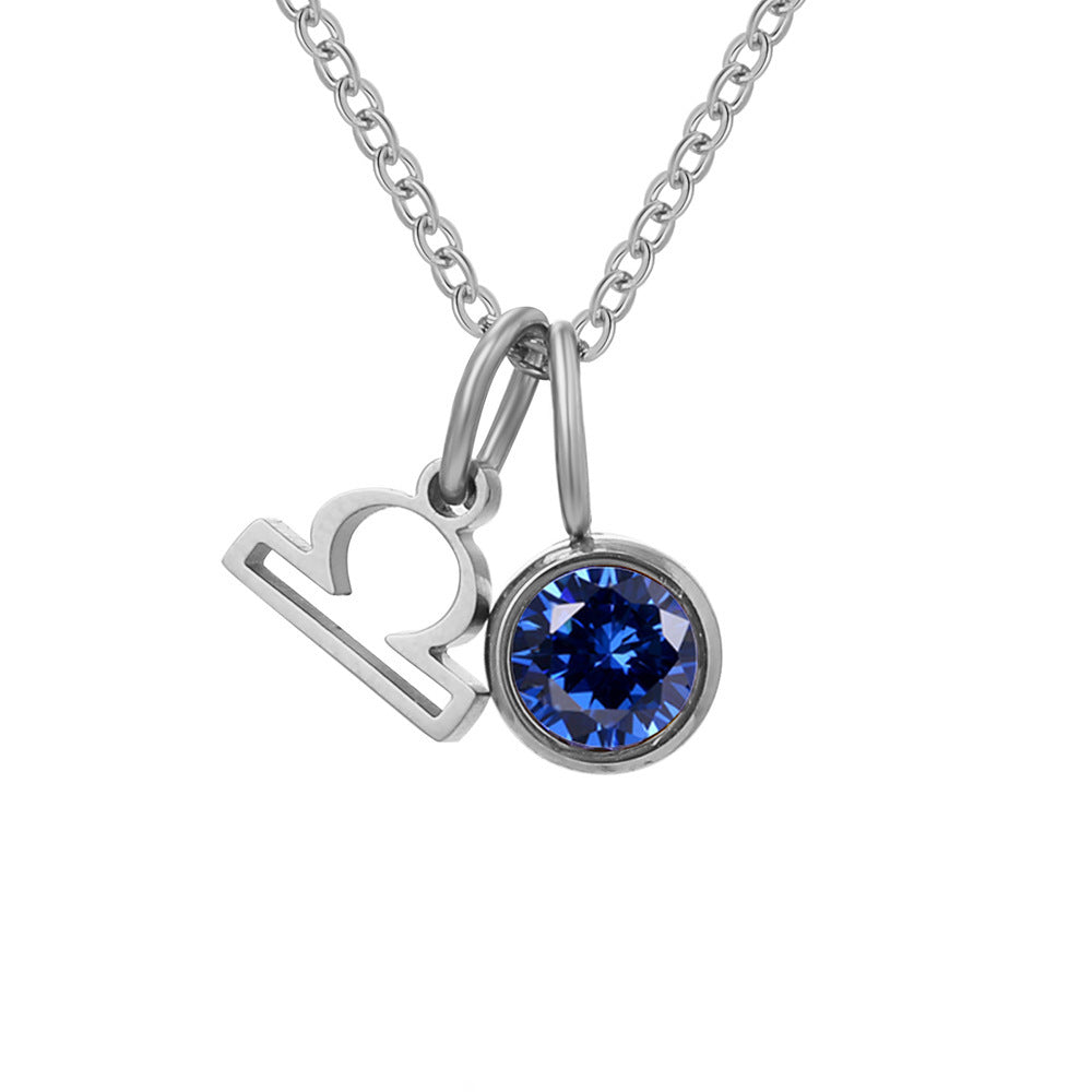 Collana Personalizzata con Zodiaco e Pietra di Nascita