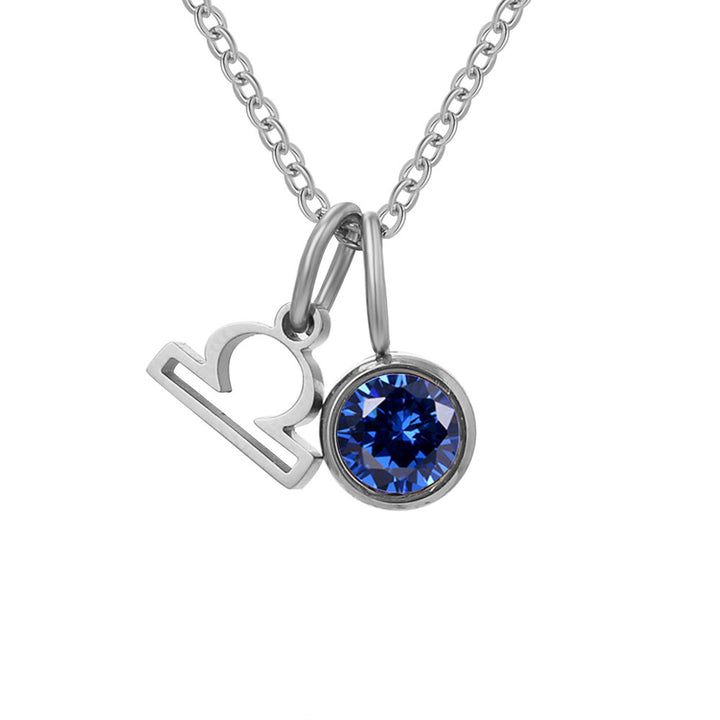Collana Personalizzata con Zodiaco e Pietra di Nascita
