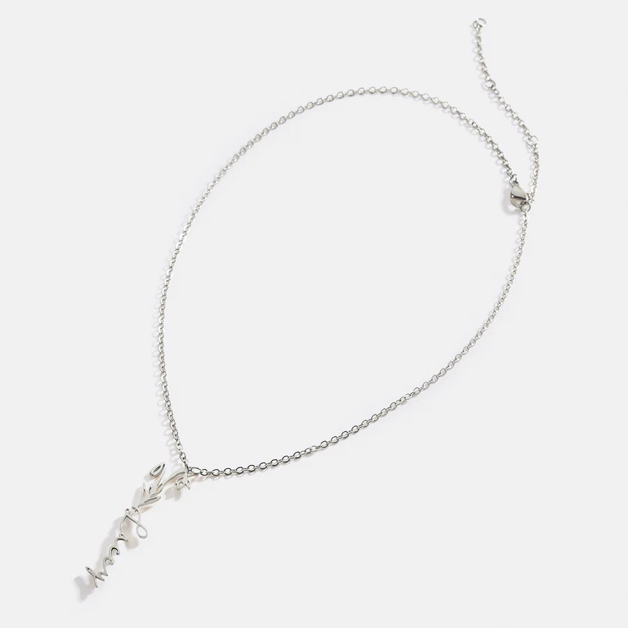 Collana Personalizzata Nome + Fiore di Nascita (modello 2025)