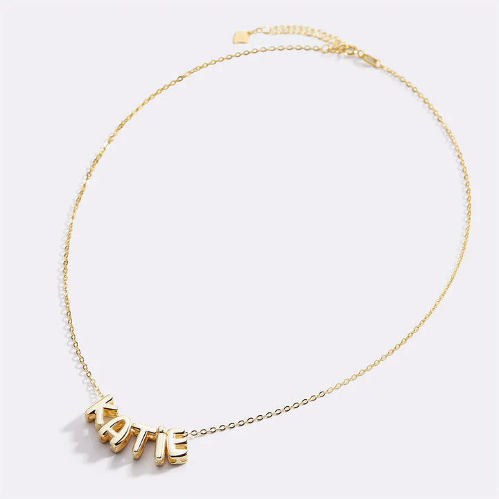 Bubble Letters Necklace