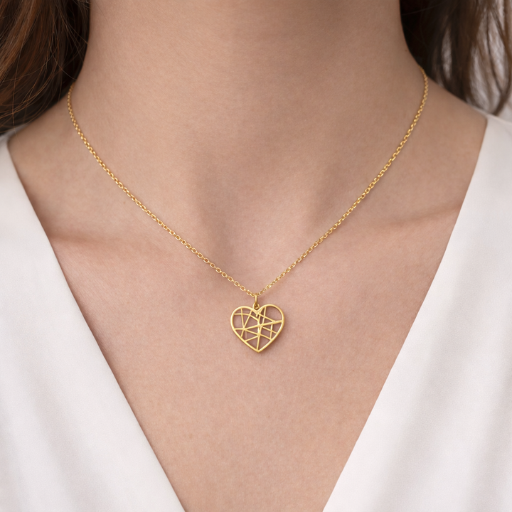 Memories - Collana con Mappa del Cuore