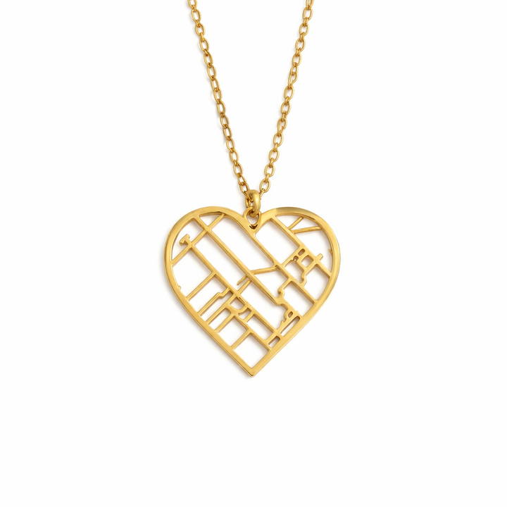 Memories - Collana con Mappa del Cuore