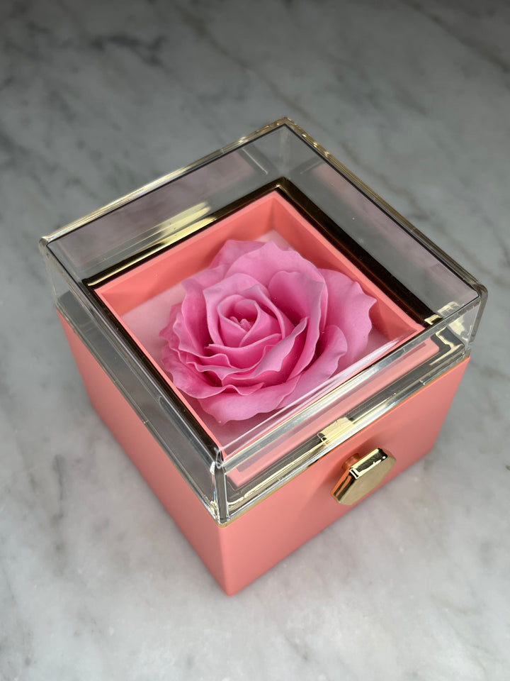 Eterna Rosa, scatola portagioie Misura S