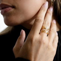 Personalised Two-Name Ring