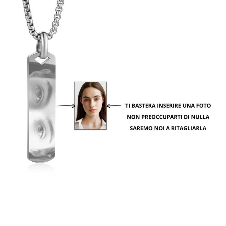 Collana Personalizzata Con Incisione Occhi