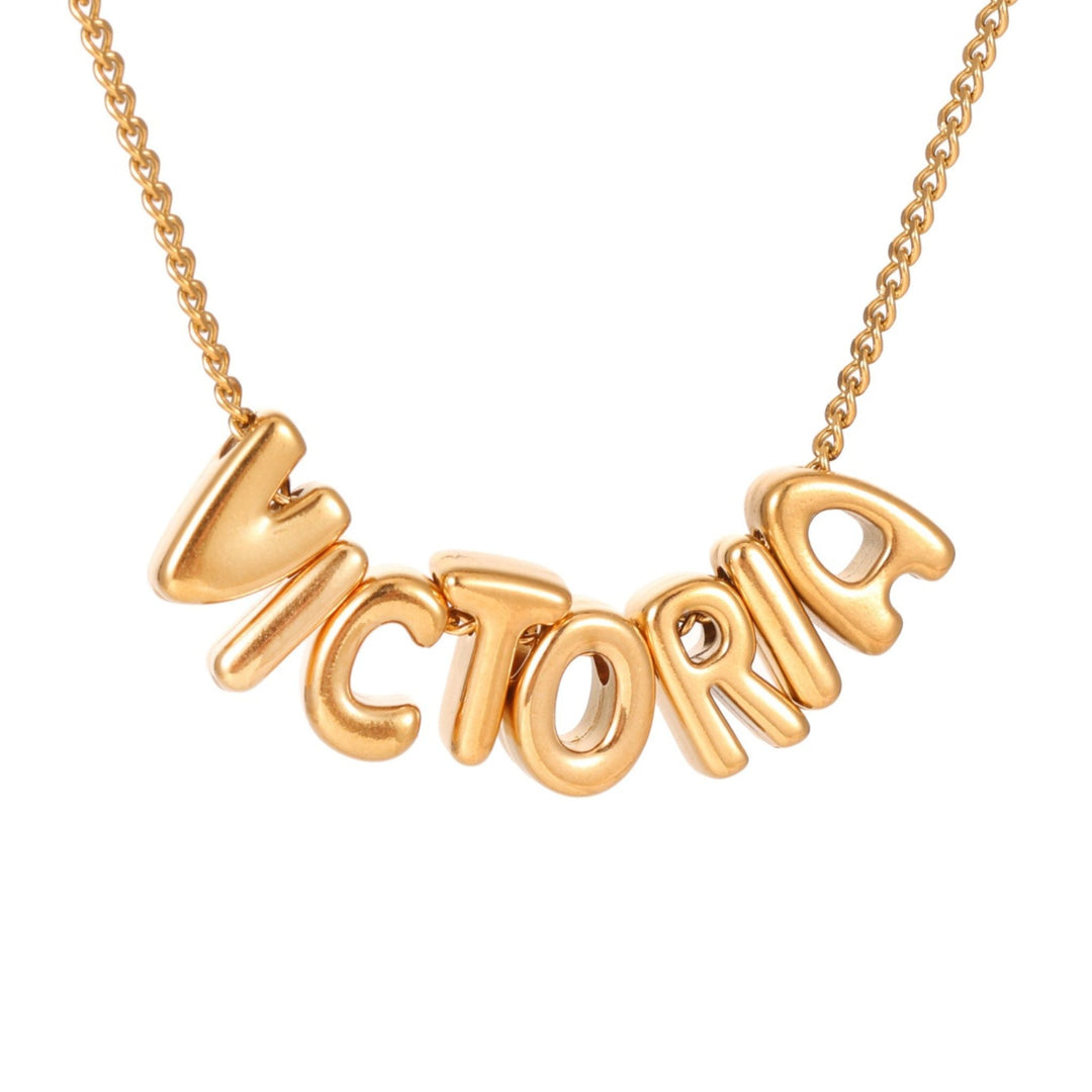 Beaded Name Necklace - ALMAGIOIELLI