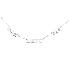Capital Letter Multi - Name Necklace - ALMAGIOIELLI