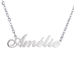 Classic Script Name Necklace - ALMAGIOIELLI