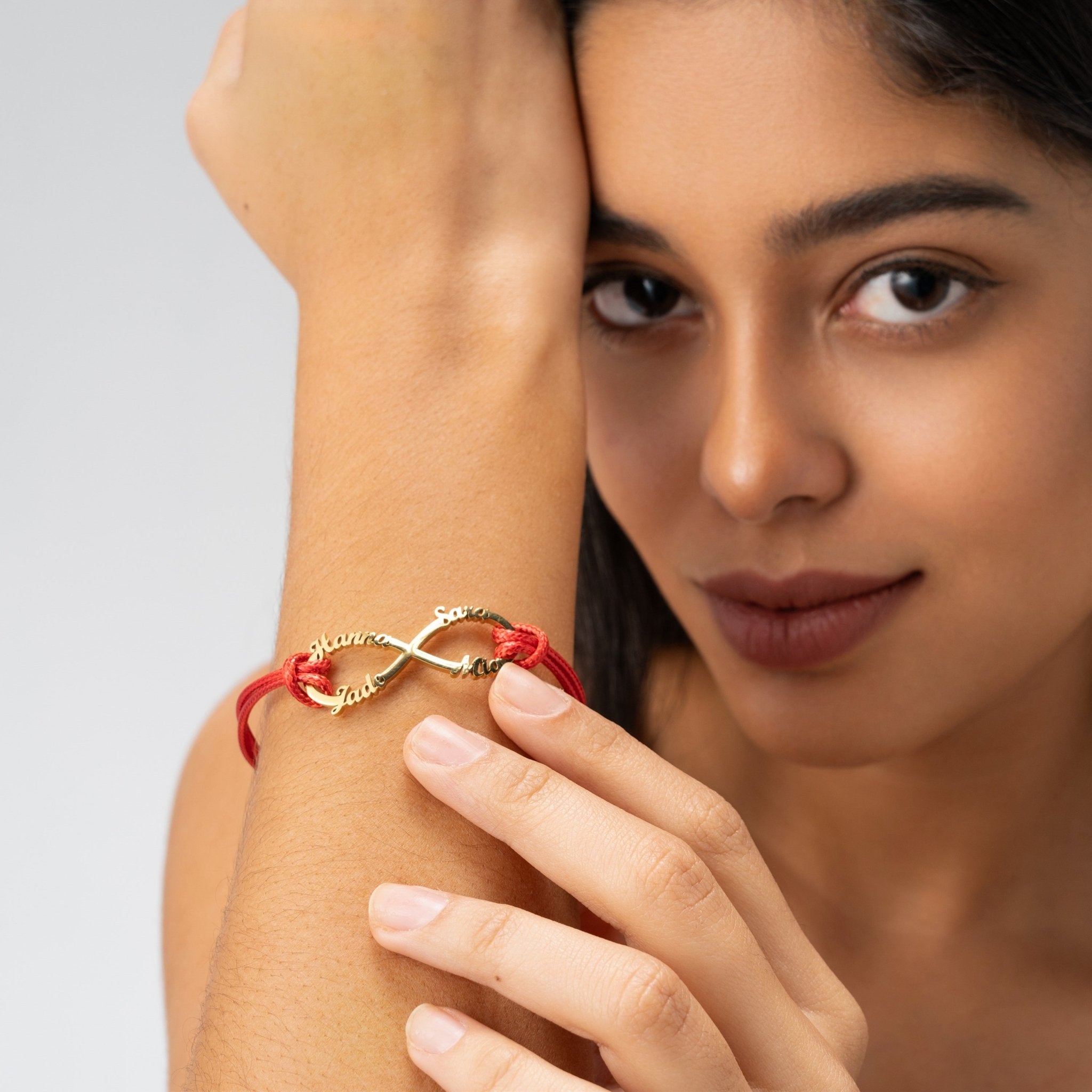 Custom Infinity Cord Bracelet - ALMAGIOIELLI