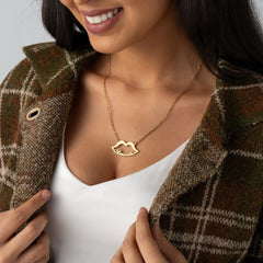 Custom Lips Name Necklace – Engraved Pendant - ALMAGIOIELLI