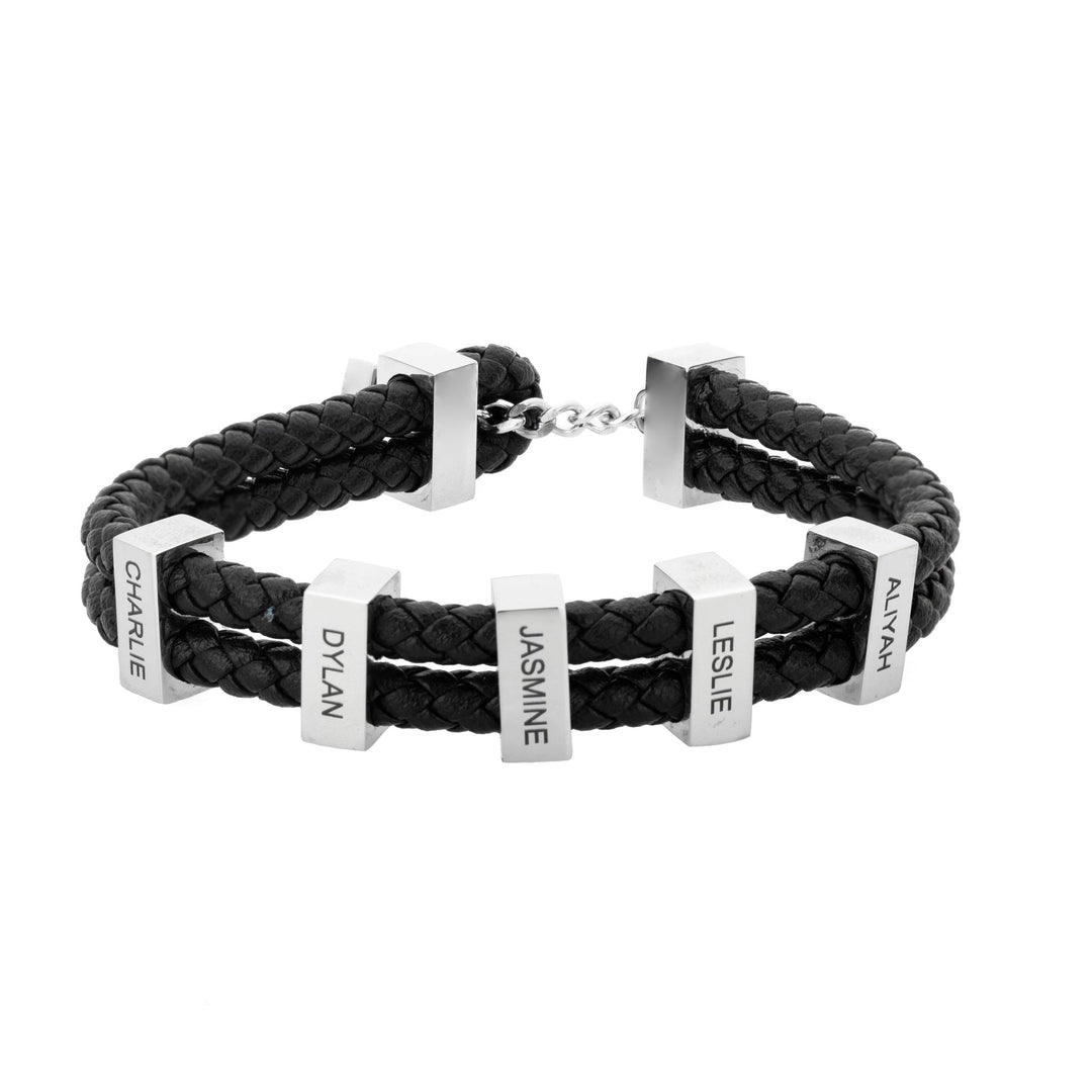 Customizable Braided Bracelet for Men - ALMAGIOIELLI