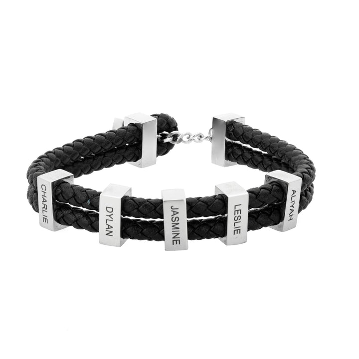 Customizable Braided Bracelet for Men - ALMAGIOIELLI