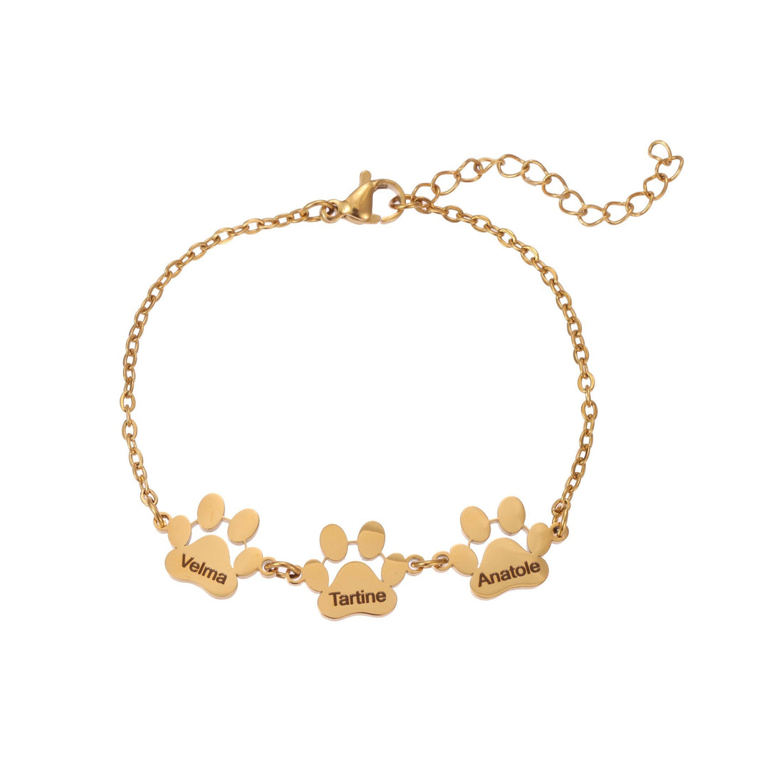 Customizable Paw Bracelet - ALMAGIOIELLI
