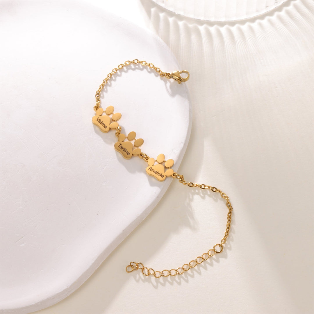 Customizable Paw Bracelet - ALMAGIOIELLI