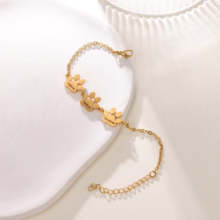 Customizable Paw Bracelet - ALMAGIOIELLI