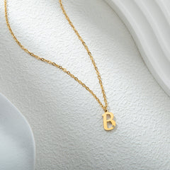 Diamond Initial Pendant - ALMAGIOIELLI