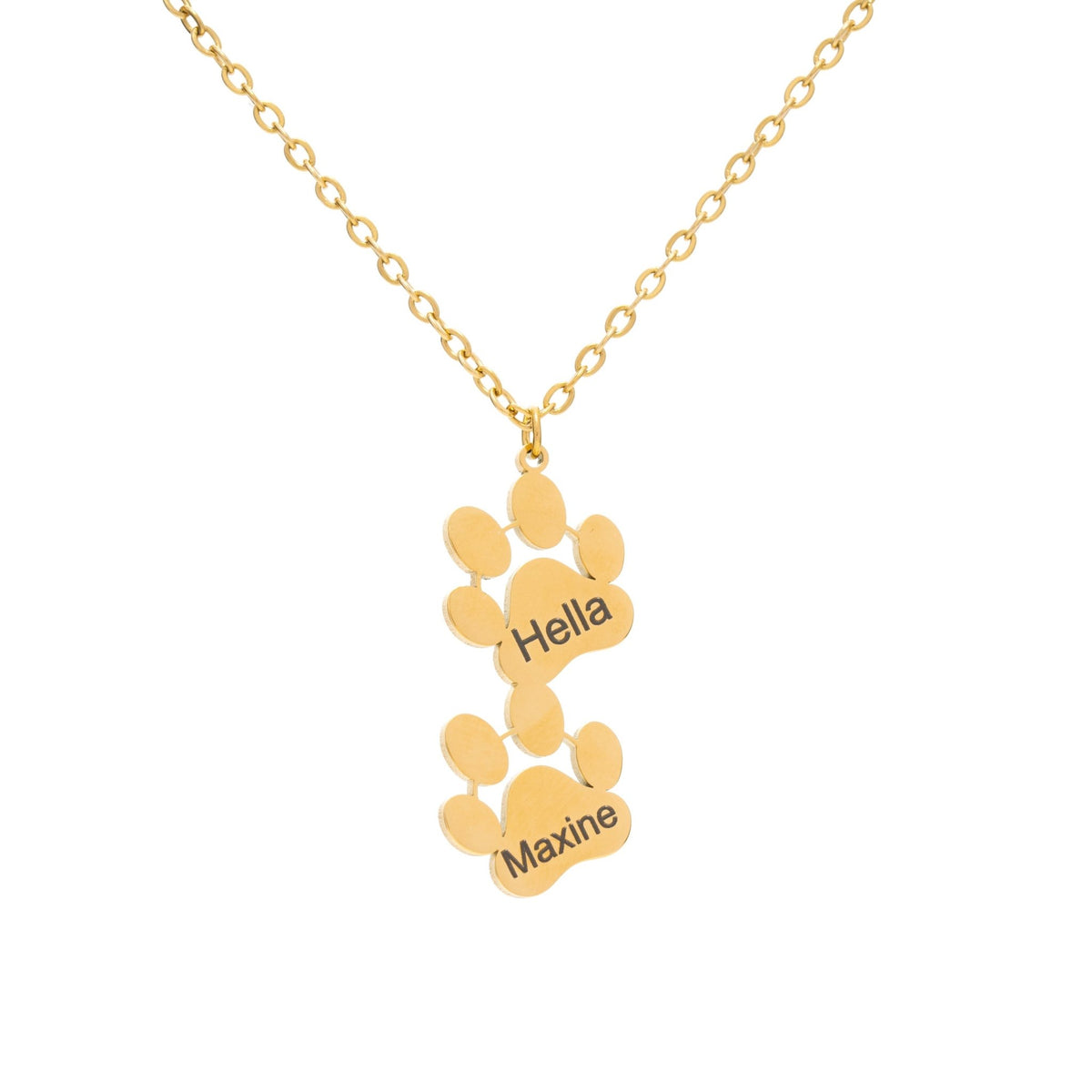 Dog and Cat Paw Necklace Pendant - ALMAGIOIELLI