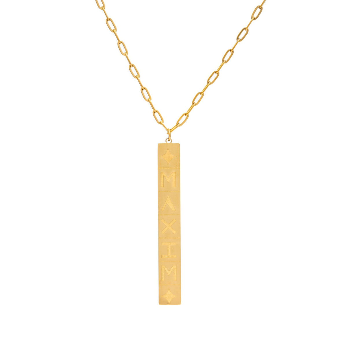 Domino Name Pendant - ALMAGIOIELLI