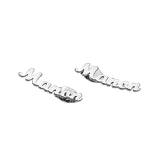 Double Name Personalized Earrings - ALMAGIOIELLI