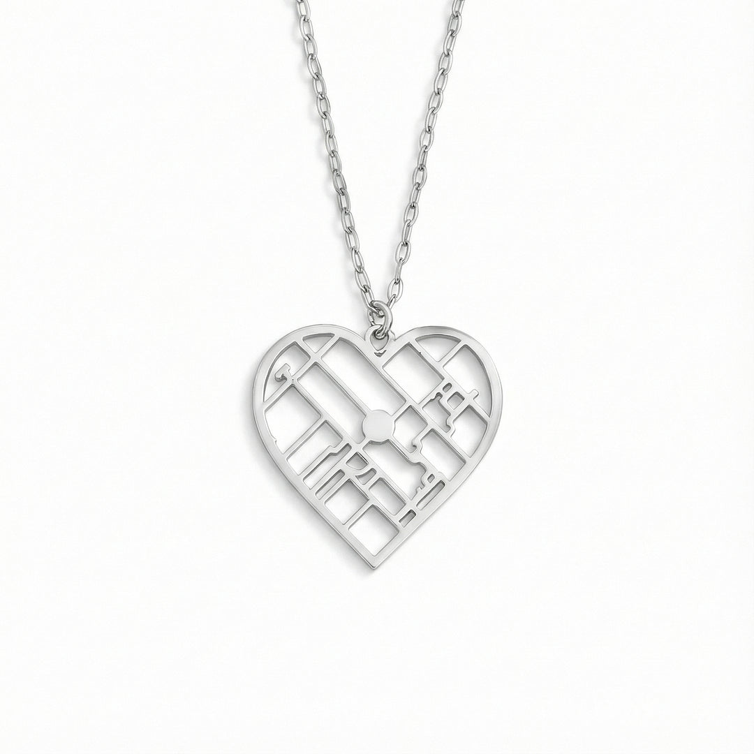 Memories - Collana con Mappa del Cuore