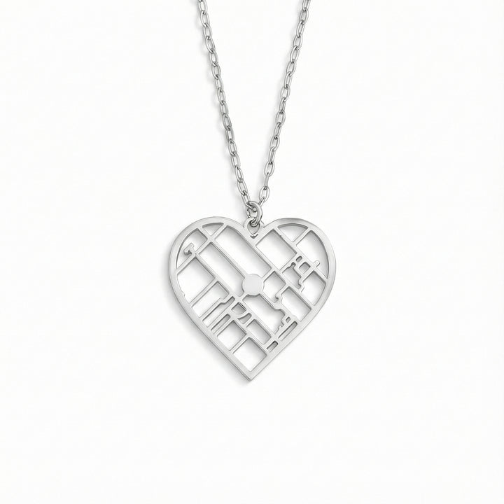 Memories - Collana con Mappa del Cuore