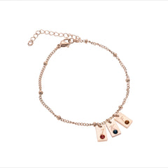 Initial & Birthstone Bracelet - ALMAGIOIELLI