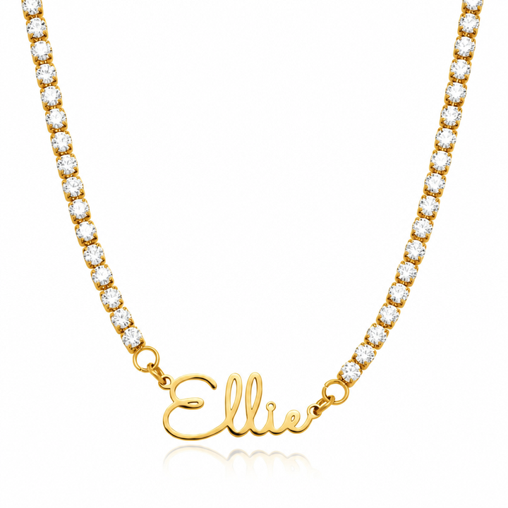 Collana Tennis Personalizzata con Nome