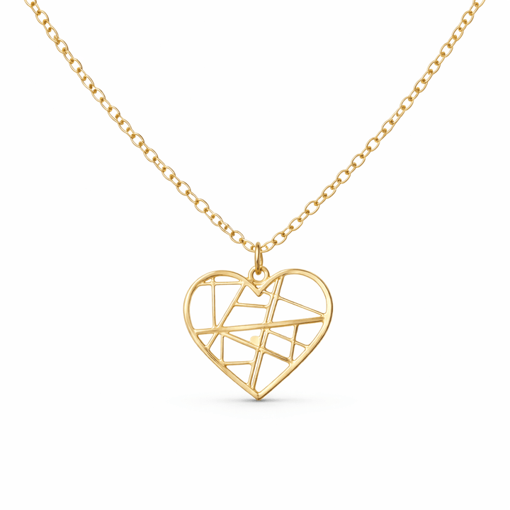 Memories - Collana con Mappa del Cuore - ALMAGIOIELLI