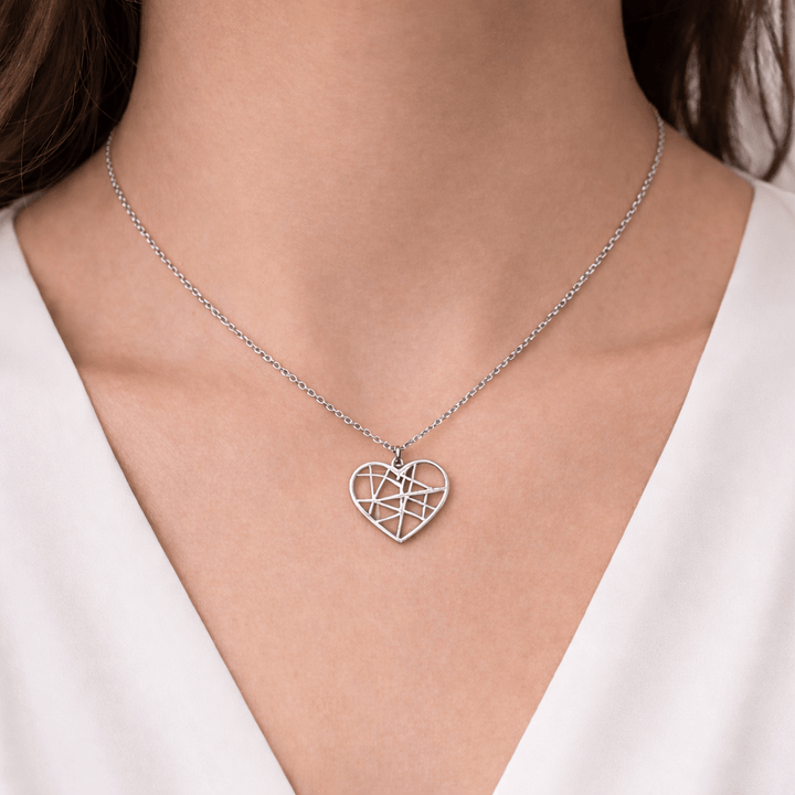 Memories - Collana con Mappa del Cuore - ALMAGIOIELLI