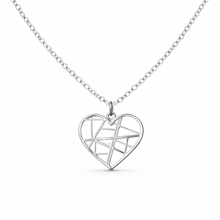 Memories - Collana con Mappa del Cuore - ALMAGIOIELLI