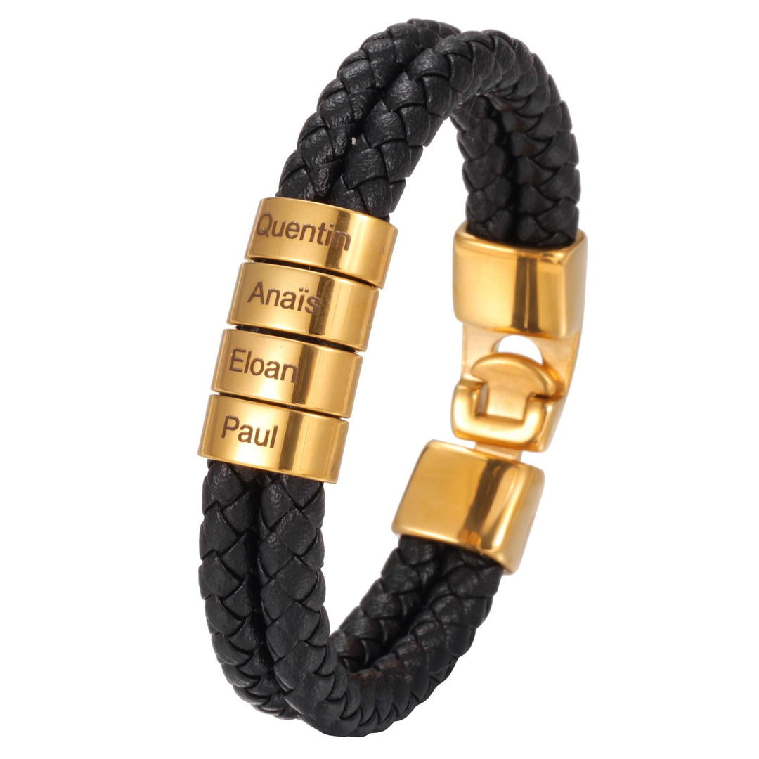 Men’s Double Weave Heritage Bracelet - ALMAGIOIELLI