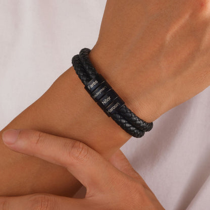 Men’s Double Weave Heritage Bracelet - ALMAGIOIELLI